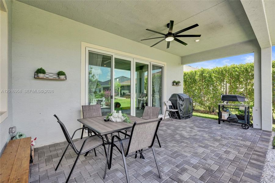 Exterior details and patio area of a home in , Port St. Lucie (Image 4). Exterior details and patio area of a home in , Port St. Lucie (Image 4).