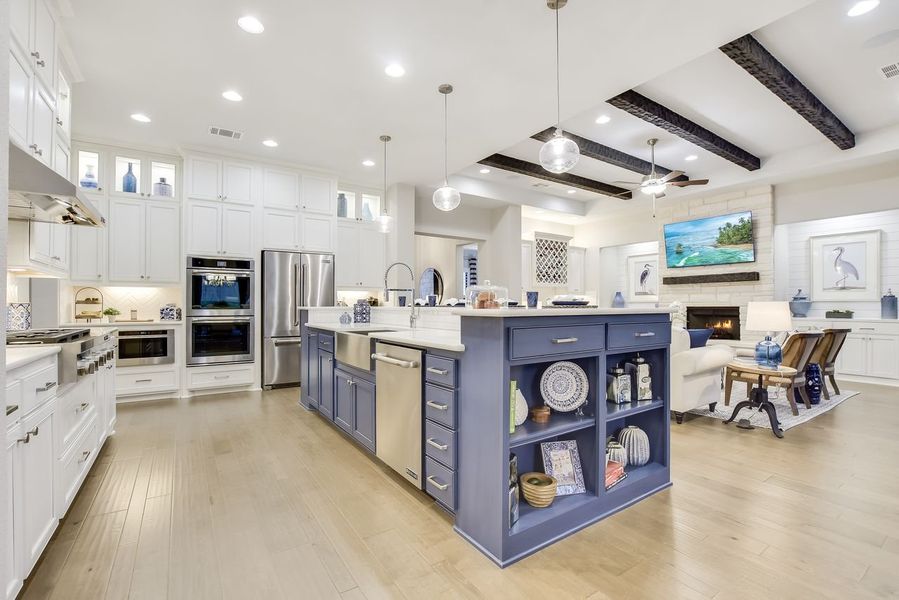 Representative furnished interior of a home built from the Catalina by Giddens Homes in Clearwater Ranch, Liberty Hill (Image 93).