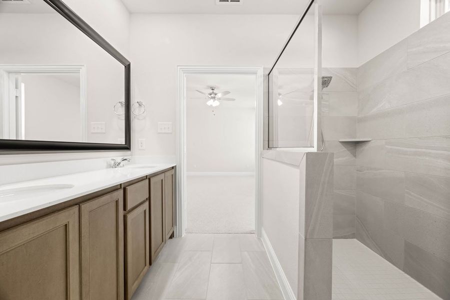 Front exterior of a new home in Redden Farms – Active Adult, Midlothian, TX, highlighting curb appeal (Image 22). Front exterior of a new home in Redden Farms – Active Adult, Midlothian, TX, highlighting curb appeal (Image 22).