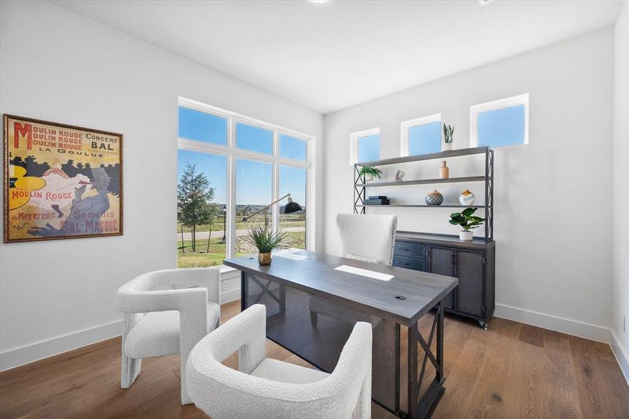 Furnished interior view inside a new home in The Highlands, Northlake (Image 26).