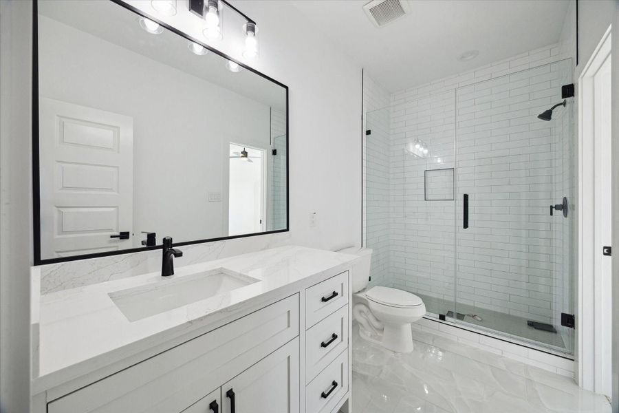 Furnished interior view inside a new home in , Jersey Village (Image 11).