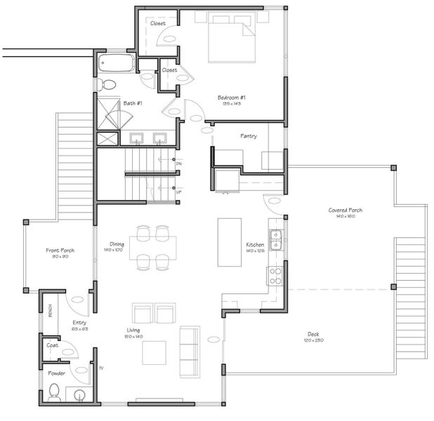42 Talmadge Main Level Floor Plan 42 Talmadge Main Level Floor Plan