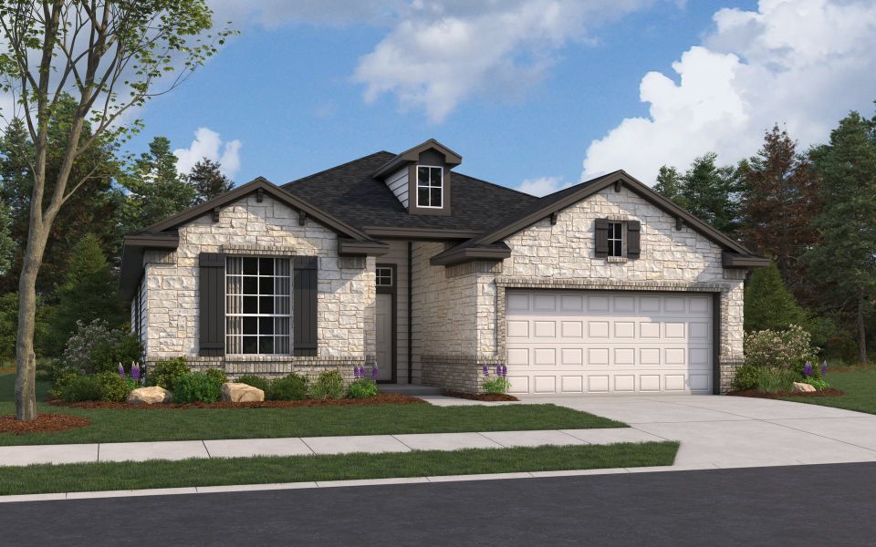 Rendering of floor plan. Colors and features may differ from shown representation.