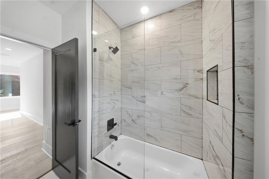 Furnished interior view inside a new home in , Atlanta (Image 16).