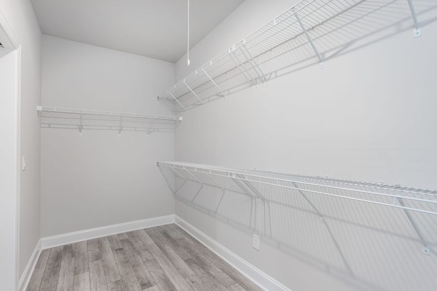 Representative furnished interior of a home built from the Manhattan by Keystone Homes NC in Weybridge, Burlington (Image 31).