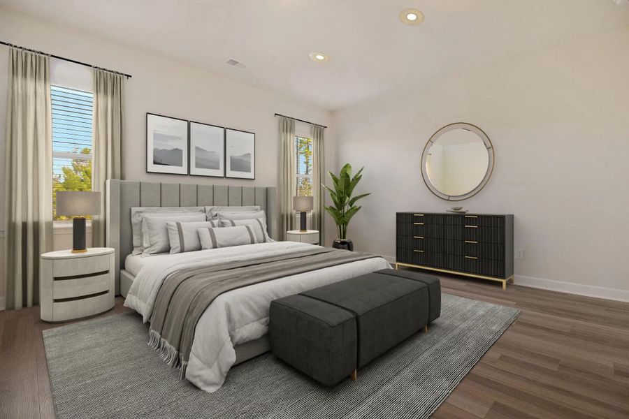 Furnished interior view inside a new home in , Ravenel (Image 3).