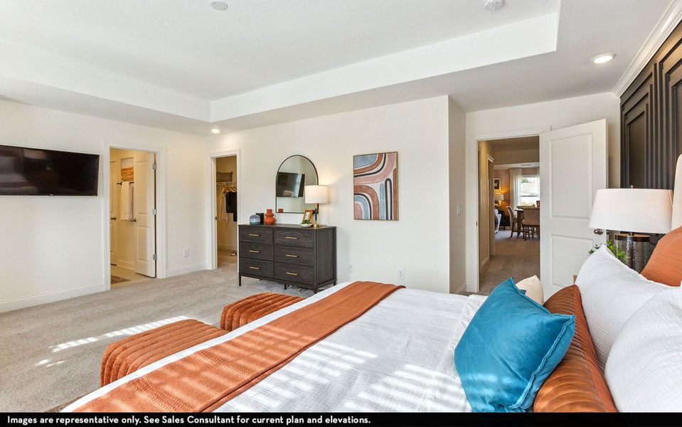 Furnished interior view inside a new home in McCain's Station, Gallatin (Image 20).