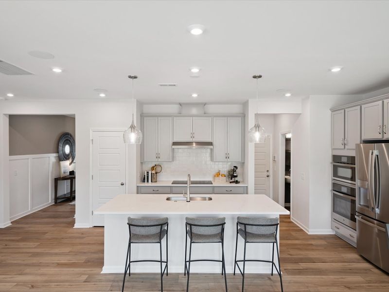 Representative furnished interior of a home built from the Catawba by Tri Pointe Homes in Millstone, Cramerton (Image 13).