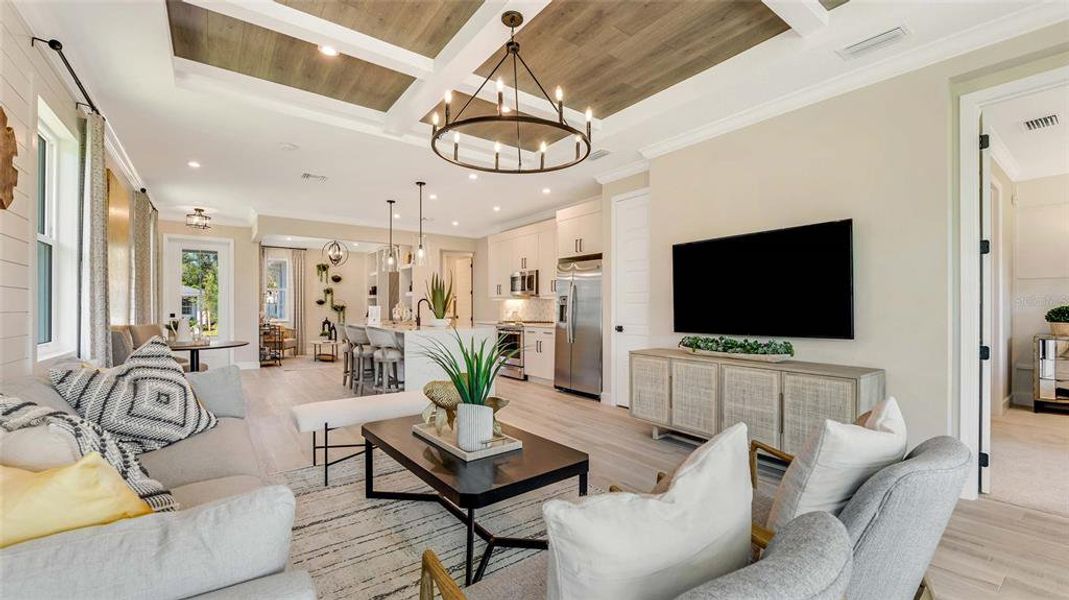 Furnished interior view inside a new home in Cresswind DeLand, Deland (Image 16). Furnished interior view inside a new home in Cresswind DeLand, Deland (Image 16).