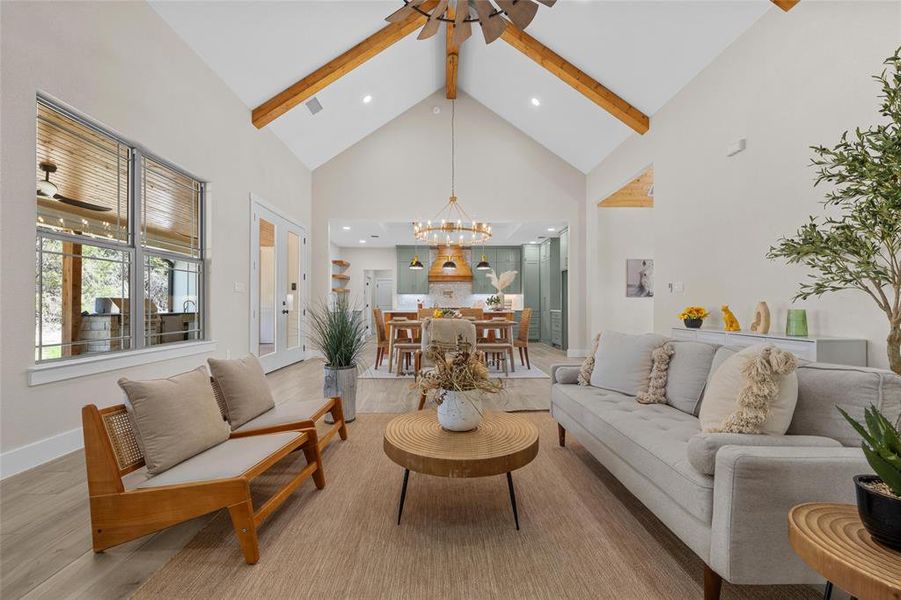 Furnished interior view inside a new home in , China Spring (Image 7).