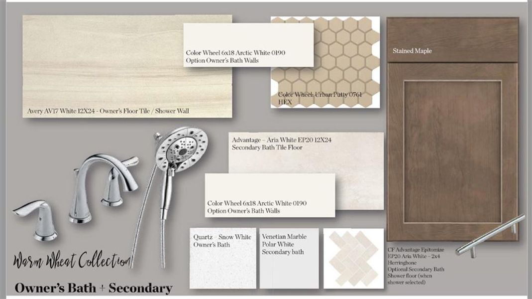 Sample of building materials used in homes in IveyBrooke, Alpharetta (Image 41).