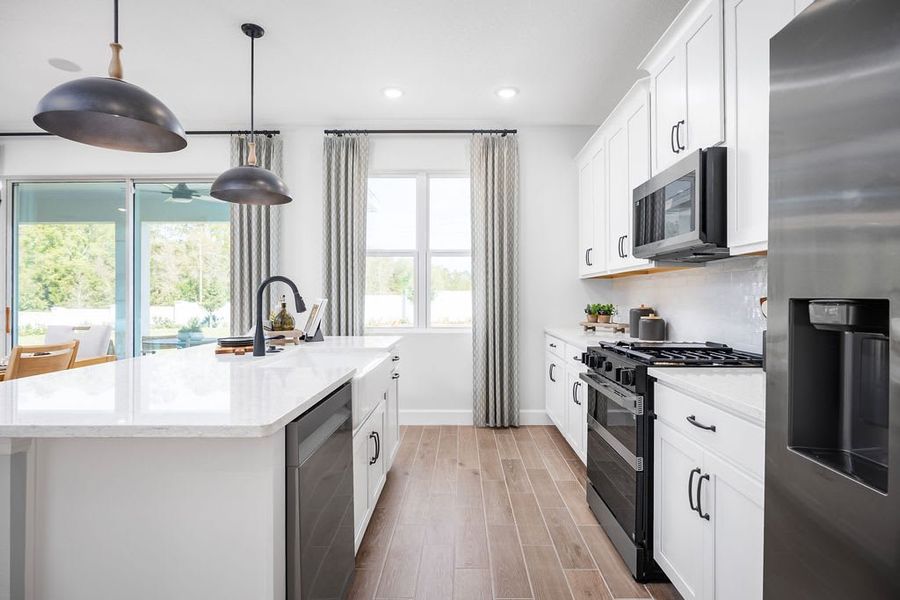 Representative furnished interior of a home built from the Magnolia by Landsea Homes in Trinity Gardens, Deland (Image 9).
