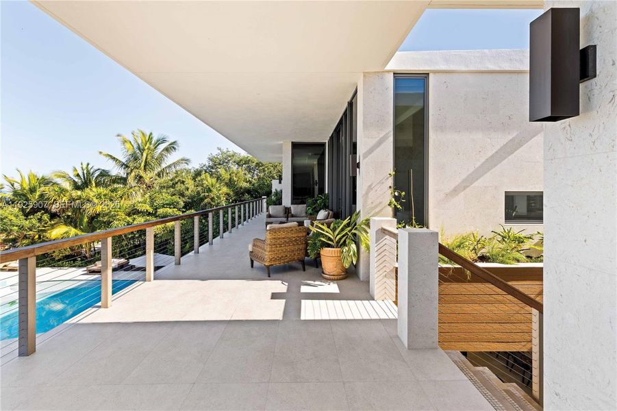 Exterior details and patio area of a home in , Marathon (Image 7). Exterior details and patio area of a home in , Marathon (Image 7).