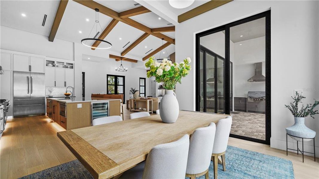 Furnished interior view inside a new home in , Sarasota (Image 24).