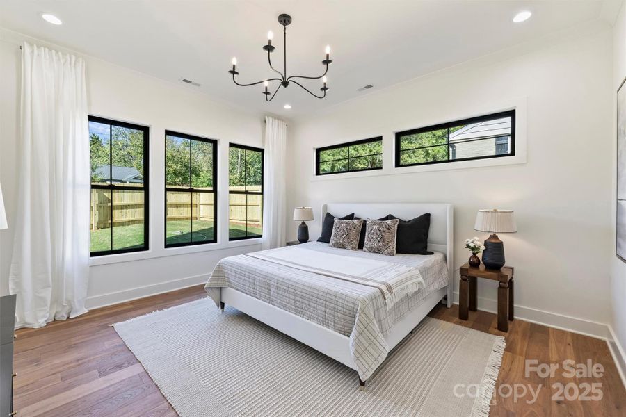 Furnished interior view inside a new home in , Charlotte (Image 17).