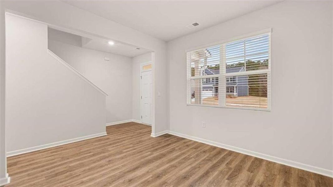 Spacious, unfurnished interior of a new home in Brooks Station, Dacula (Image 25).