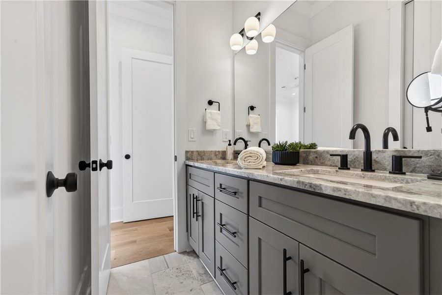 Furnished interior view inside a new home in , White Plains (Image 17).
