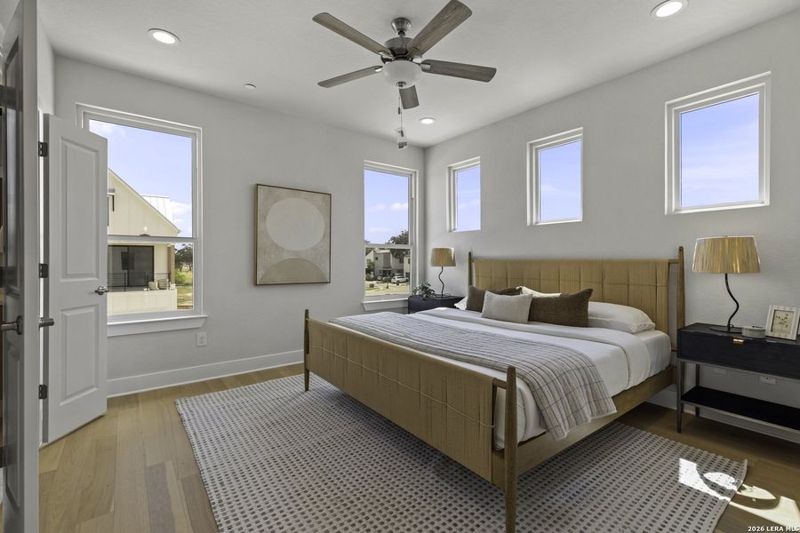 Furnished interior view inside a new home in , San Antonio (Image 21).