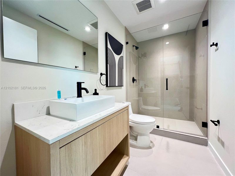 Furnished interior view inside a new home in , Miami (Image 12).