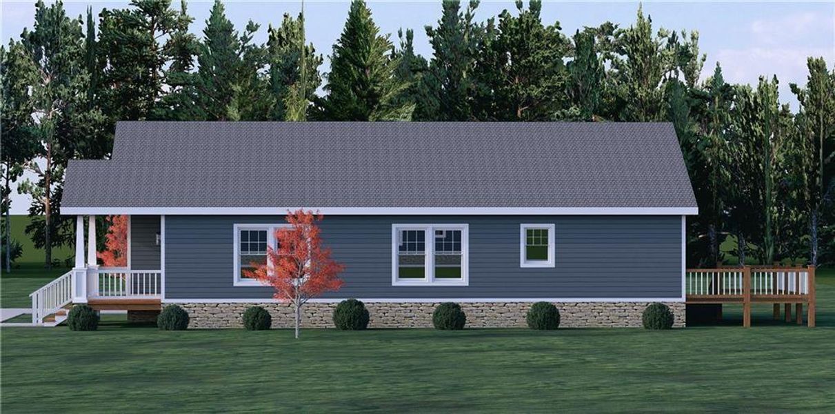 Exterior details and patio area of a home in , Griffin (Image 3).