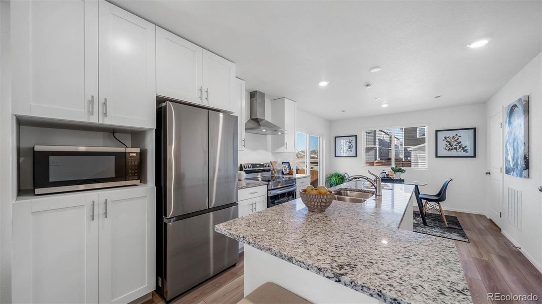 Furnished interior view inside a new home in , Commerce City (Image 5).