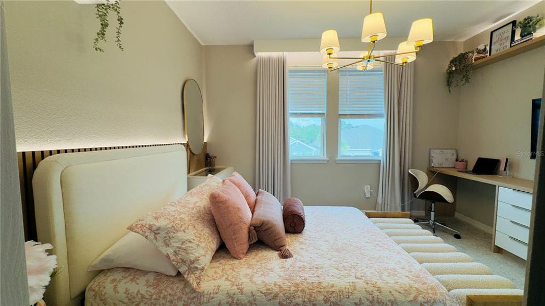Furnished interior view inside a new home in Harvest at Ovation, Winter Garden (Image 53).