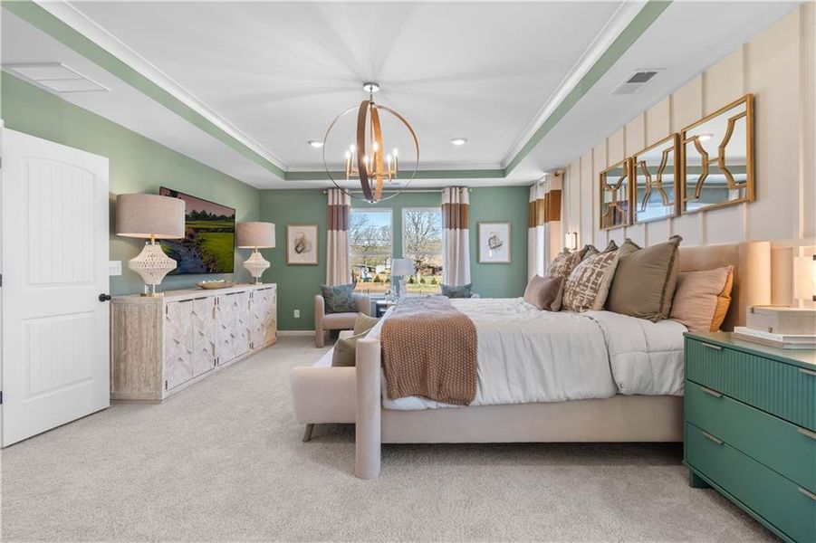 Furnished interior view inside a new home in Trinity Park, McDonough (Image 41).