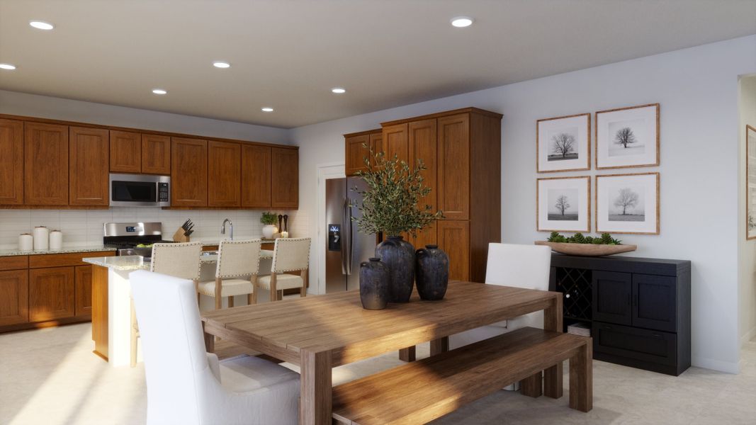 Representative furnished interior of a home built from the 1 by Risewell Homes in Bella Storia, Gilbert (Image 6).