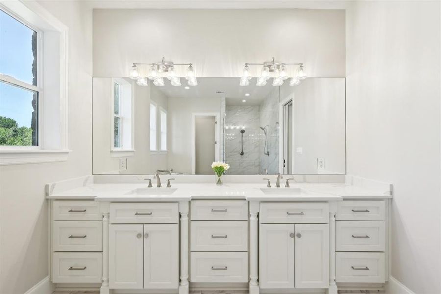 Furnished interior view inside a new home in , Gun Barrel City (Image 26). Furnished interior view inside a new home in , Gun Barrel City (Image 26).