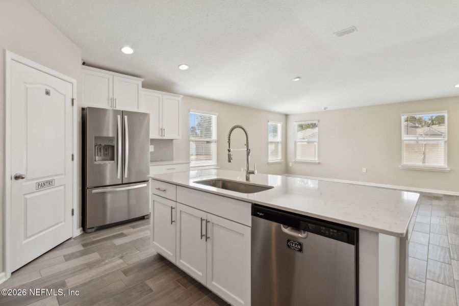 Furnished interior view inside a new home in , Yulee (Image 8).