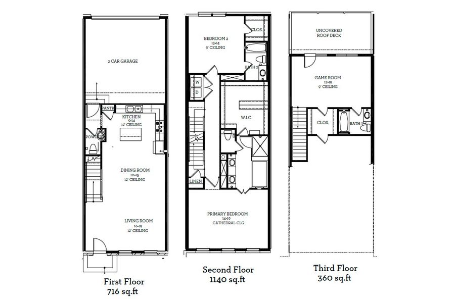 2D floor plan layout of this home in 1897 Townhomes at Downtown Plano, Plano, TX (Image 2). 2D floor plan layout of this home in 1897 Townhomes at Downtown Plano, Plano, TX (Image 2).