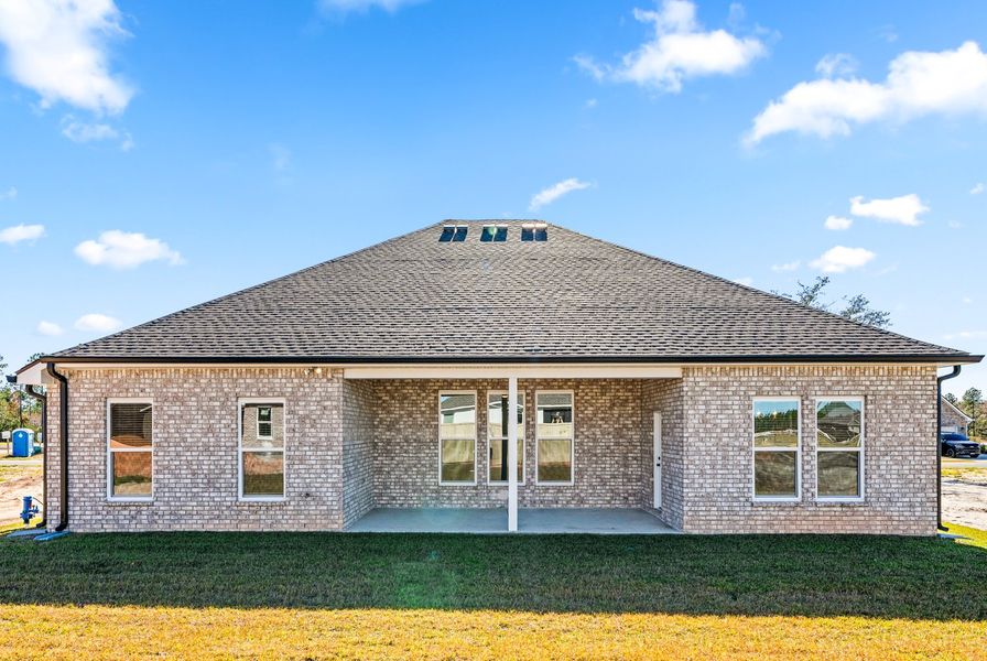 Exterior details and patio area of a home in Natureview, Freeport (Image 3).
