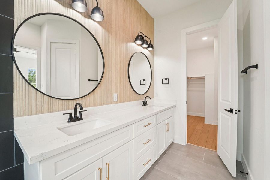 Furnished interior view inside a new home in , Houston (Image 18).