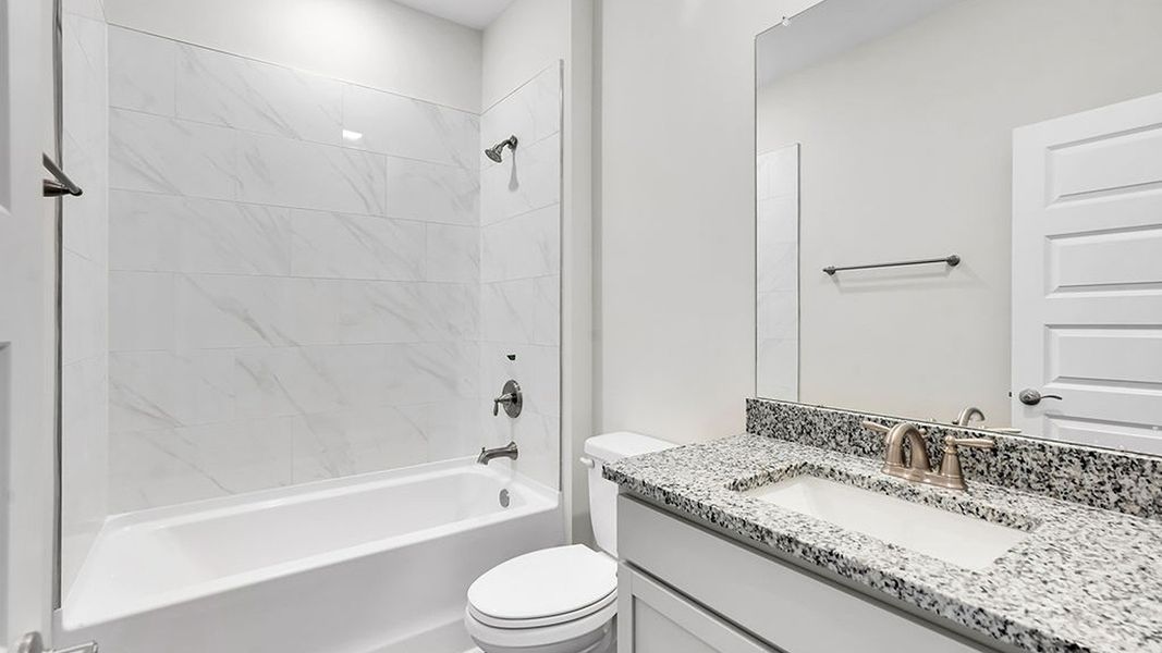 Furnished interior view inside a new home in The Haven at Indigo Preserve, Leland (Image 10).