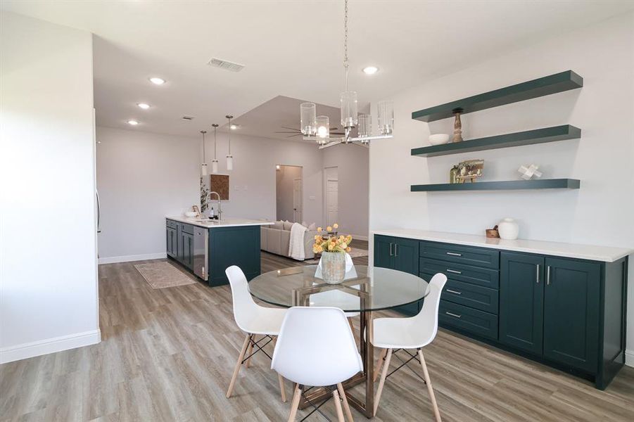 Furnished interior view inside a new home in , Weatherford (Image 26). Furnished interior view inside a new home in , Weatherford (Image 26).