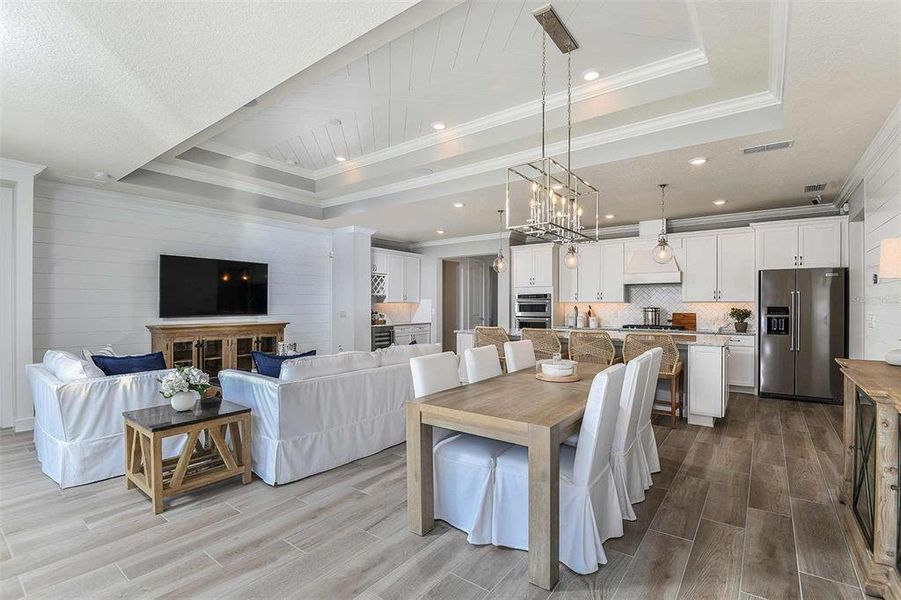 Furnished interior view inside a new home in Del Webb at Viera, Melbourne (Image 18).
