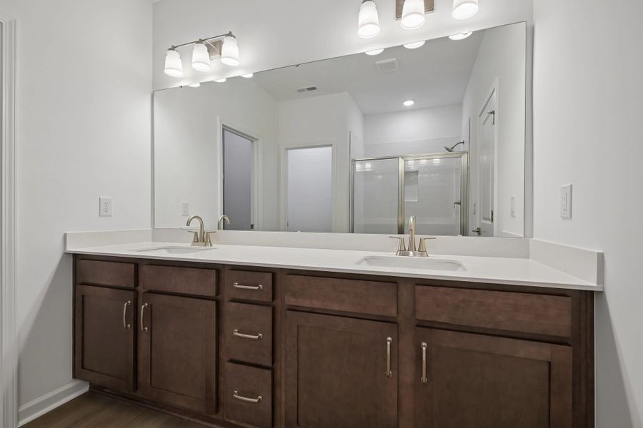 Furnished interior view inside a new home in The Point, Rolesville (Image 12).