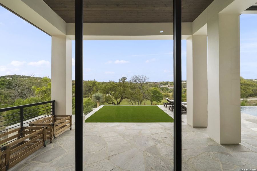 Exterior details and patio area of a home in , Boerne (Image 29).