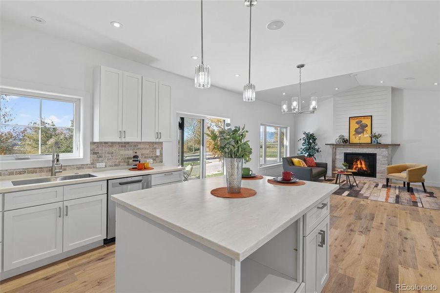 Furnished interior view inside a new home in , Silt (Image 16).