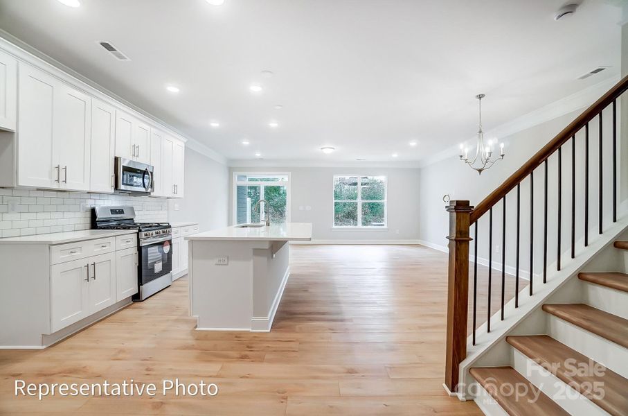 Furnished interior view inside a new home in Harrisburg Village, Harrisburg (Image 4).
