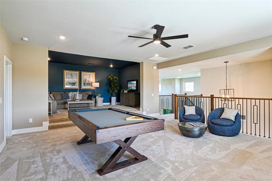 Furnished interior view inside a new home in Wildcat Ridge, Godley (Image 5).