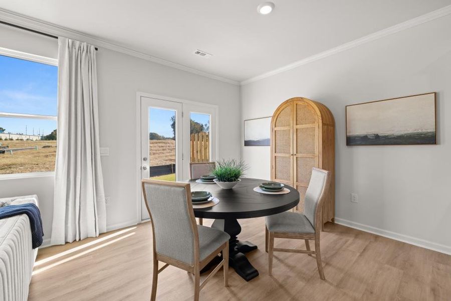 Furnished interior view inside a new home in Hughes Court, Dawsonville (Image 9).