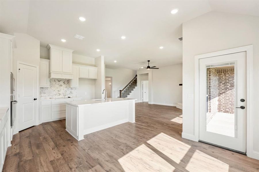 Furnished interior view inside a new home in Coyote Crossing, Godley (Image 13).