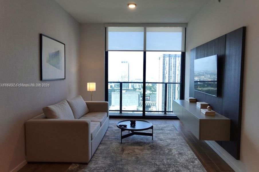 Furnished interior view inside a new home in The Elser Hotel & Residences, Miami (Image 4).
