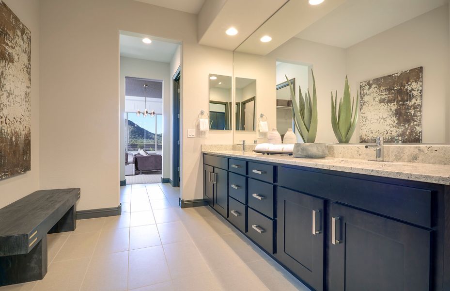 Representative furnished interior of a home built from the Voyage by Pulte Homes in Saguaro Reserve - Majesty, Marana (Image 10).