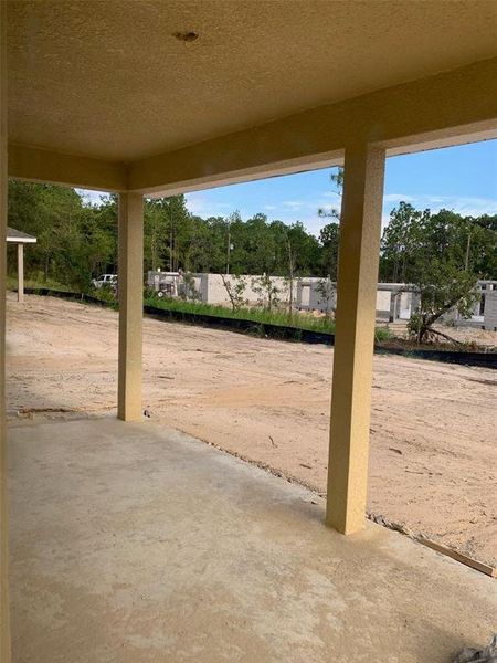 Exterior details and patio area of a home in Citrus Springs Subdivision, Citrus Springs (Image 3).