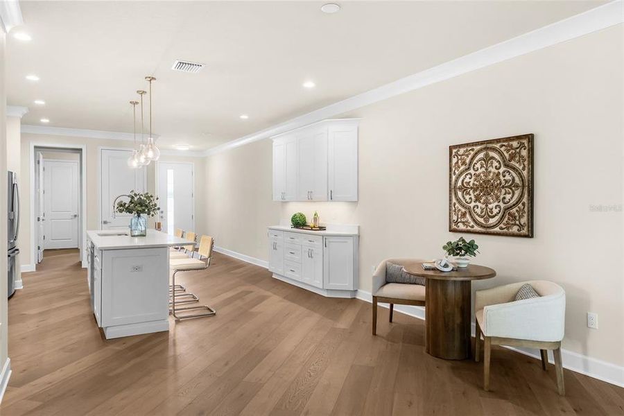 Furnished interior view inside a new home in , Tarpon Springs (Image 14). Furnished interior view inside a new home in , Tarpon Springs (Image 14).
