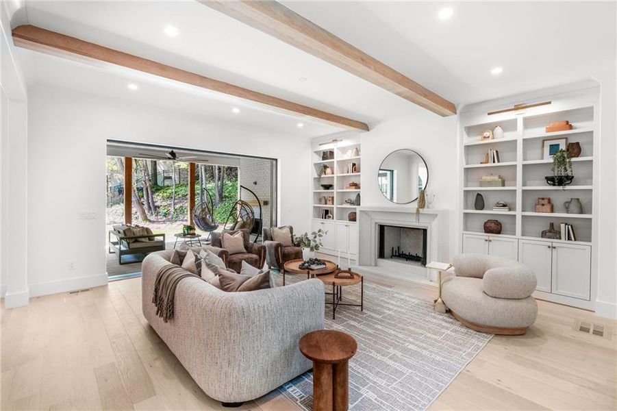 Furnished interior view inside a new home in , Atlanta (Image 9).