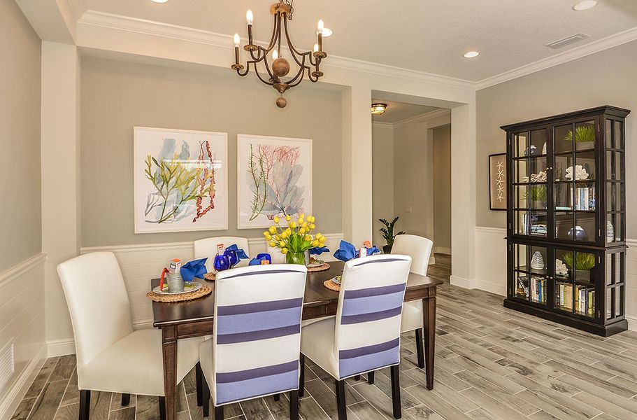 Representative furnished interior of a home built from the Endless Summer 4 by Neal Communities in Wildleaf at North River Ranch, Parrish (Image 16).