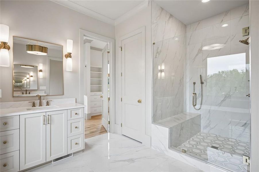 Furnished interior view inside a new home in , Bogart (Image 15).